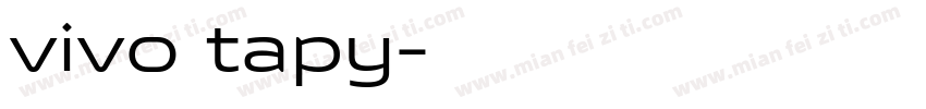 vivo tapy字体转换
